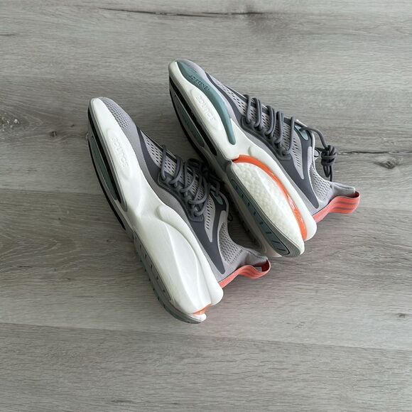 adidas Running Alphaboost V1 Grey/Coral Fusion/Magic Grey 9 NWT IN BOX‎ - Picture 10 of 11